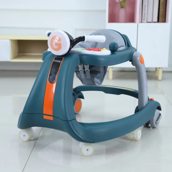 Prodotto in Cina, attività rotonda con giocattolo musicale da giro in auto per bambini piccoli Girello 3 in 1. Prodotto in Cina