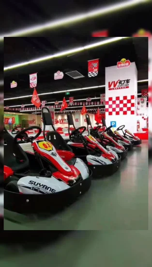 Cina All'ingrosso Rosso 2 posti ATV quattro ruote UTV pedale elettrico Go Kart Racing Karting per bambini e adulti