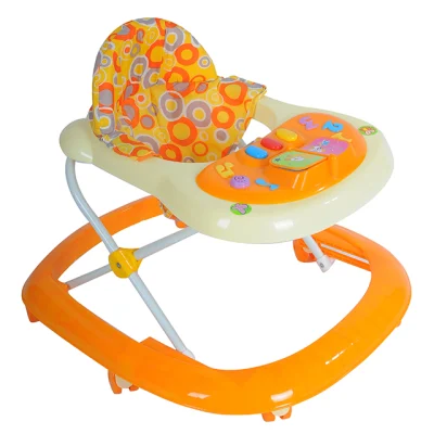 Girello in plastica per cartoni animati musicali Semplici girelli 2019 Modello Baby Walker Triciclo