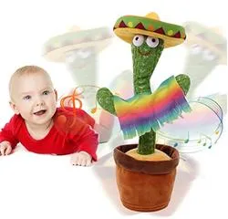 Fuying Mini Peluche Passeggino Neonato Passeggino Giocattolo Adorabile Cactus Baby Toy